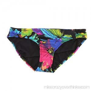 Apt 9 Ruched Side Tab Swim Bikini Bottom for Women Multi-color B01HDV5OKE